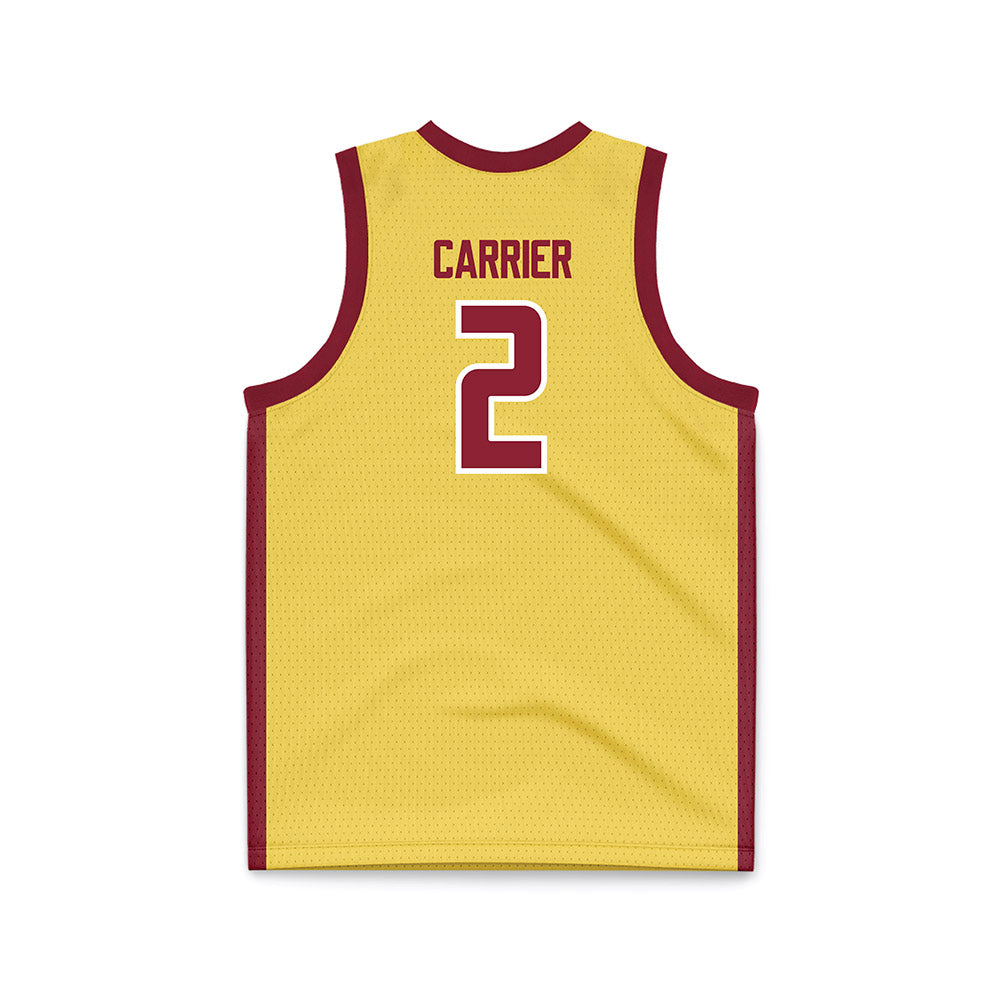 NSU - NCAA Women's Basketball : Makenzie Carrier - Yellow Basketball Jersey-1