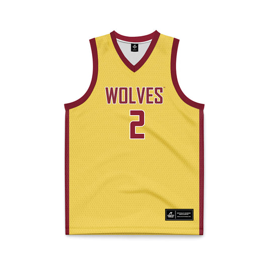 NSU - NCAA Women's Basketball : Makenzie Carrier - Yellow Basketball Jersey-0