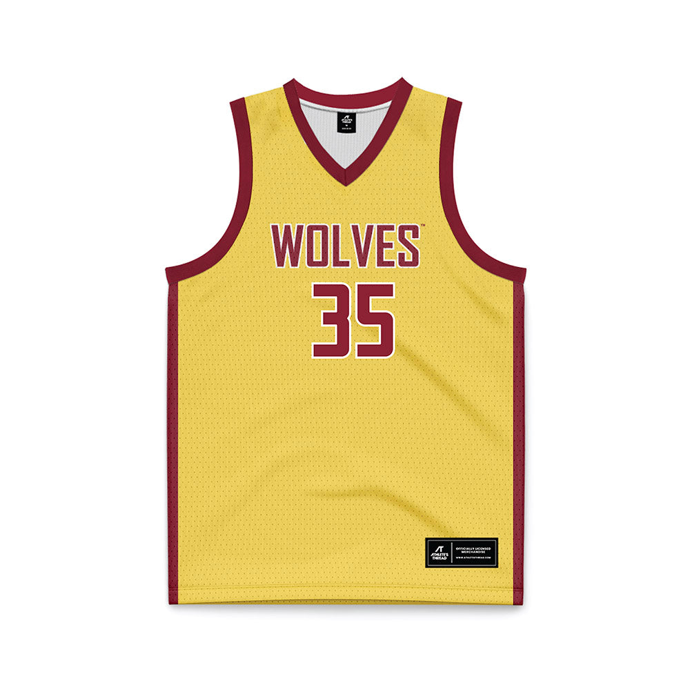 NSU - NCAA Women's Basketball : Telia Graham - Yellow Basketball Jersey-0