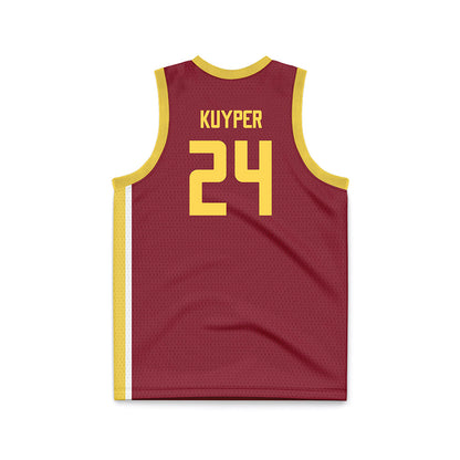 NSU - NCAA Women's Basketball : Carli Kuyper - Maroon Basketball Jersey-1