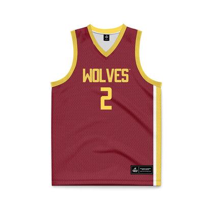 NSU - NCAA Women's Basketball : Makenzie Carrier - Maroon Basketball Jersey-0