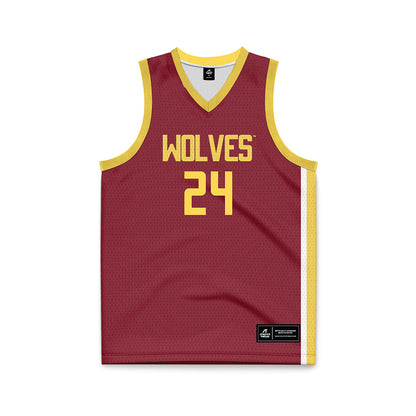 NSU - NCAA Women's Basketball : Carli Kuyper - Maroon Basketball Jersey-0
