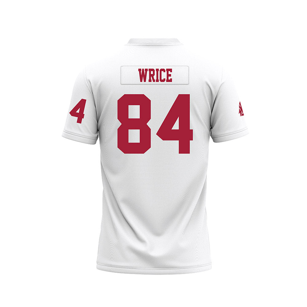 WSU - NCAA Football : Malachi wrice - White Football Jersey-1
