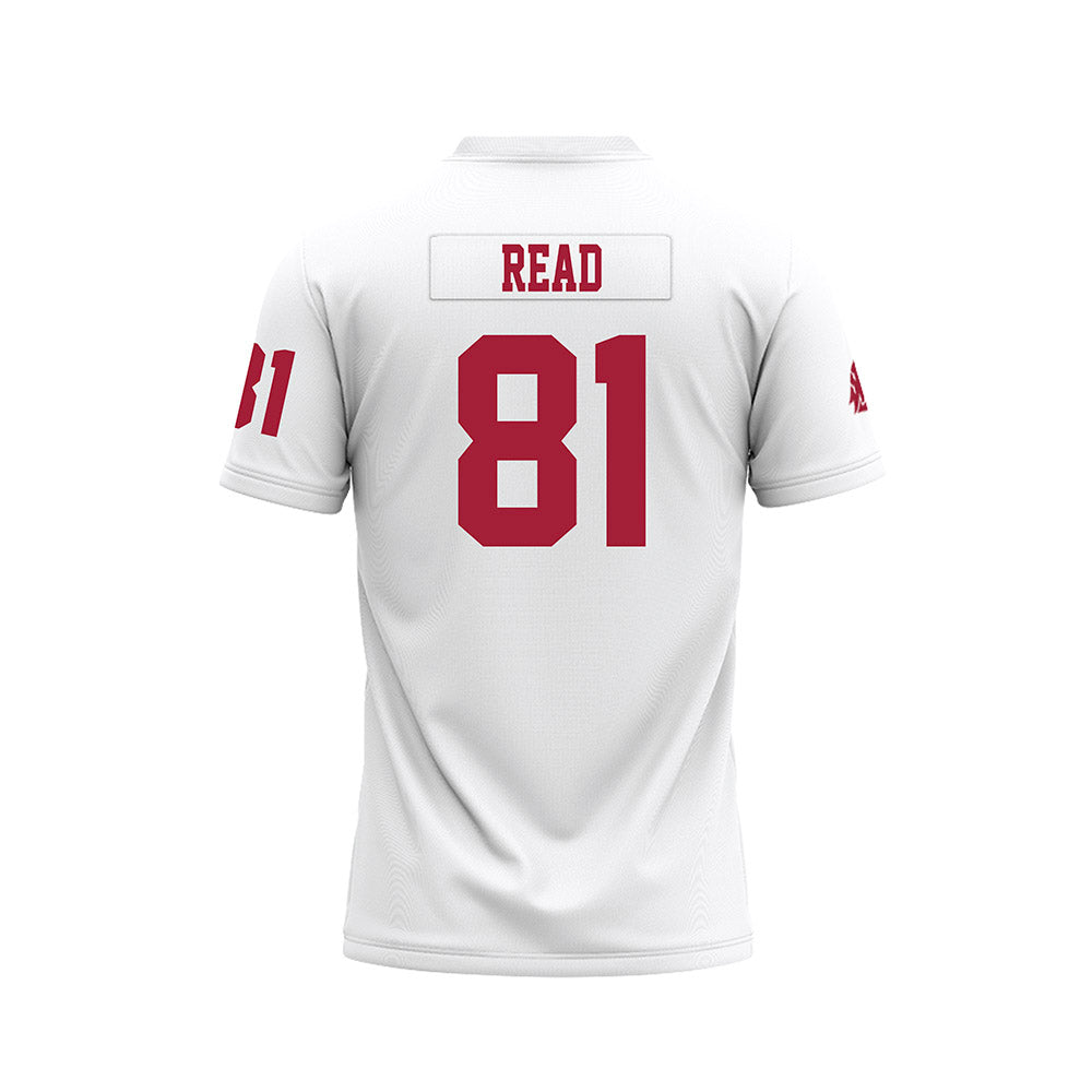 WSU - NCAA Football : Peyton Read - White Football Jersey-1