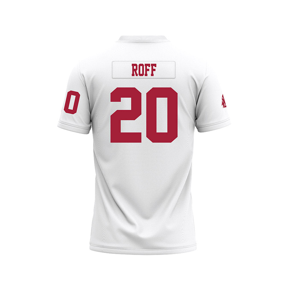 WSU - NCAA Football : Quinn Roff - White Football Jersey