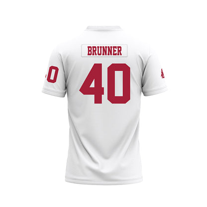 WSU - NCAA Football : Colson Brunner - White Football Jersey