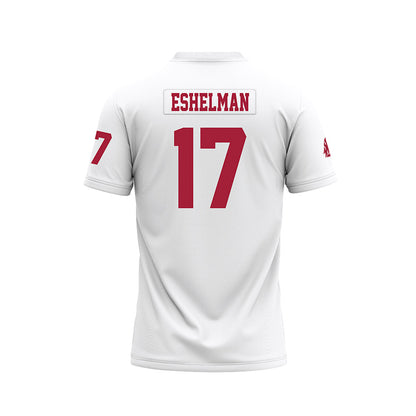 WSU - NCAA Football : Owen Eshelman - White Football Jersey-1