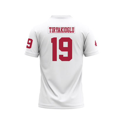 WSU - NCAA Football : Jake Tiryakioglu - White Football Jersey-1