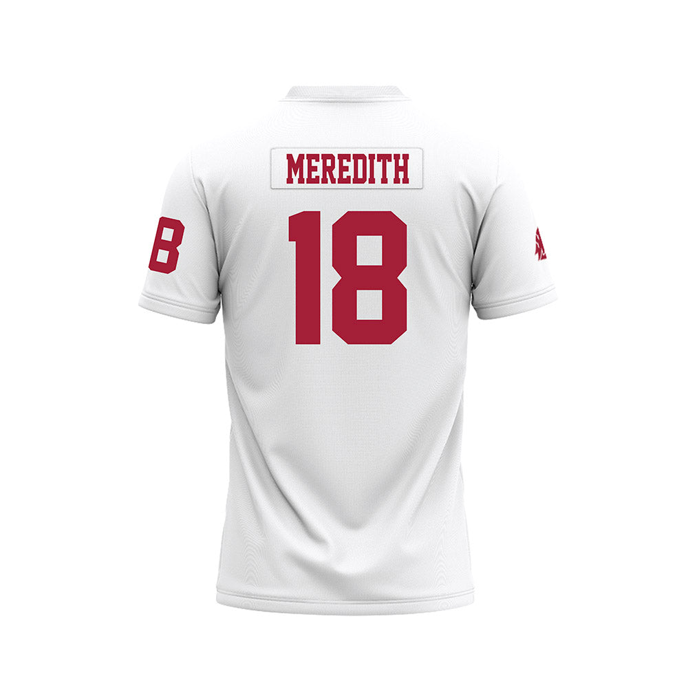 WSU - NCAA Football : Joshua Meredith - White Football Jersey