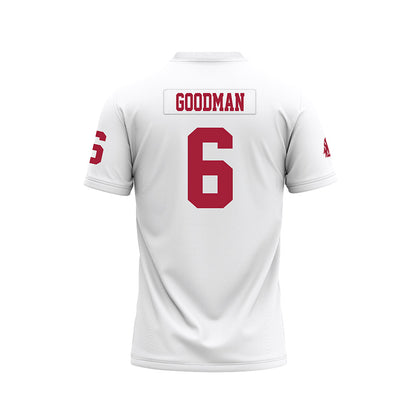 WSU - NCAA Football : Duhron Goodman - White Football Jersey-1