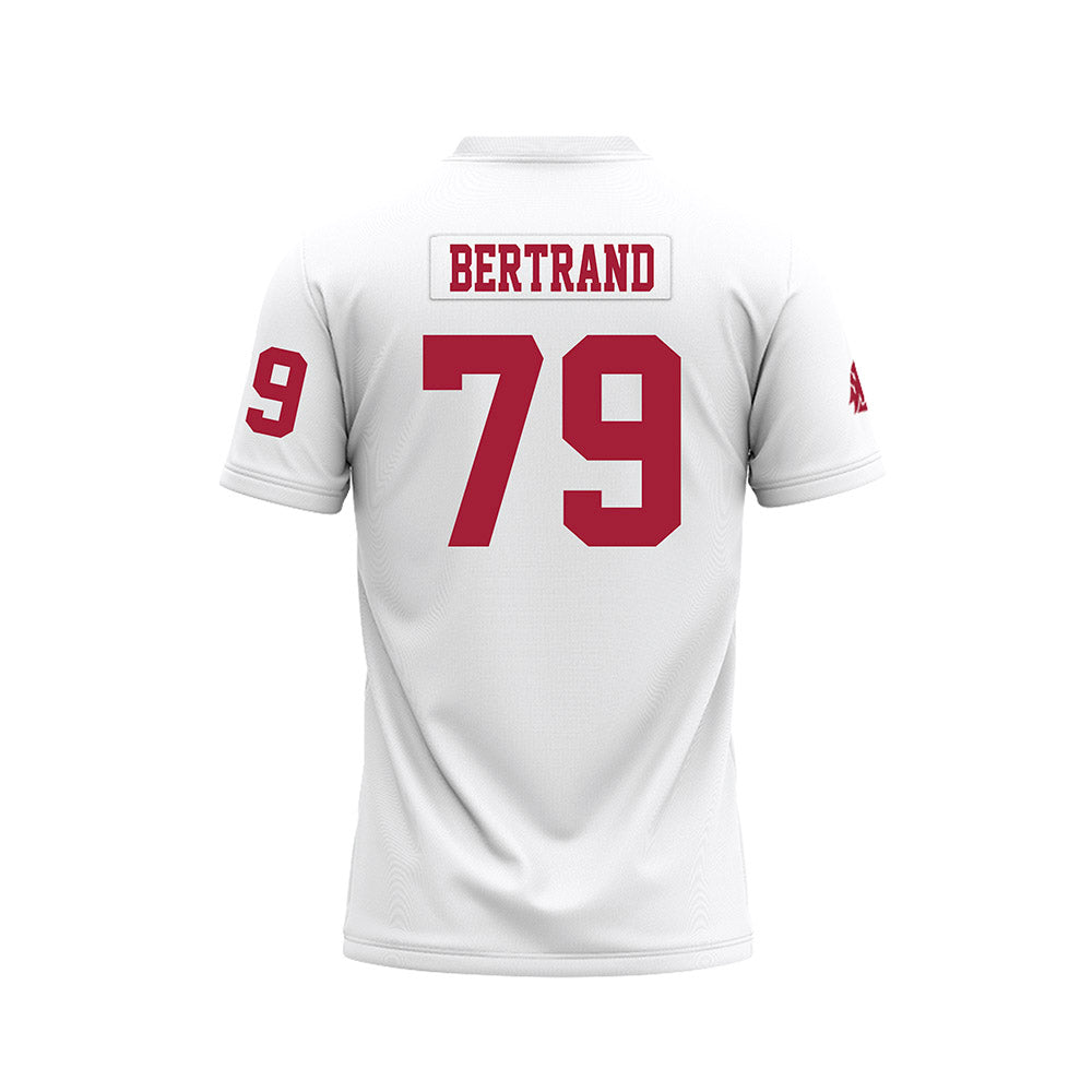 WSU - NCAA Football : Turner Bertrand - White Football Jersey-1