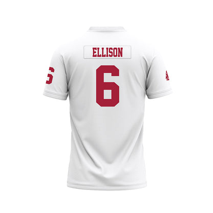 WSU - NCAA Football : Devin Ellison - White Football Jersey-1