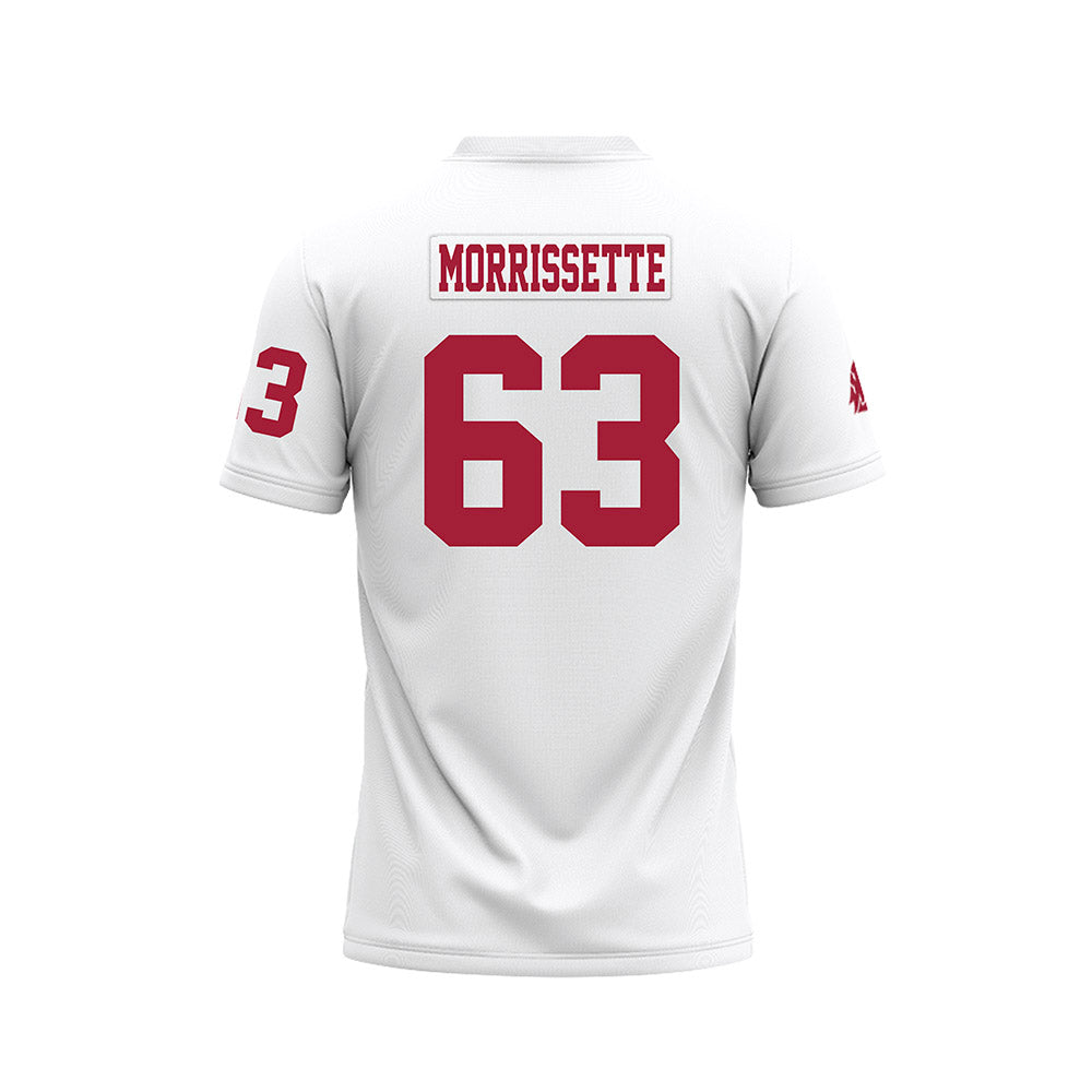 WSU - NCAA Football : Barry Morrissette - White Football Jersey-1