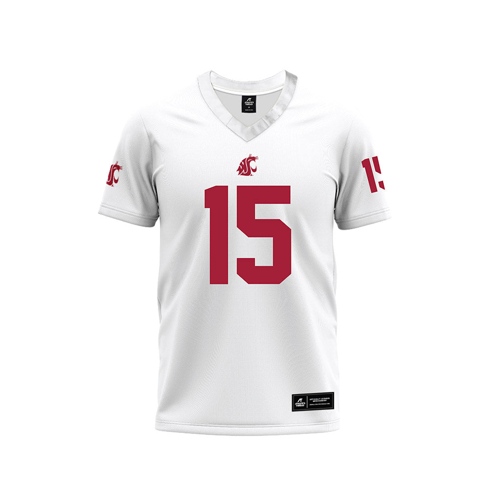 WSU - NCAA Football : Ishmael gibbs - White Football Jersey-0