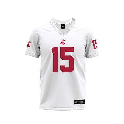 WSU - NCAA Football : Ishmael gibbs - White Football Jersey-0