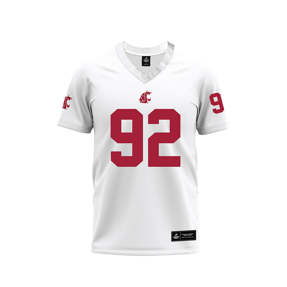 WSU - NCAA Football : Darrion Dalton - White Football Jersey-0