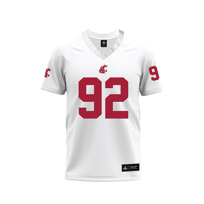 WSU - NCAA Football : Darrion Dalton - White Football Jersey-0