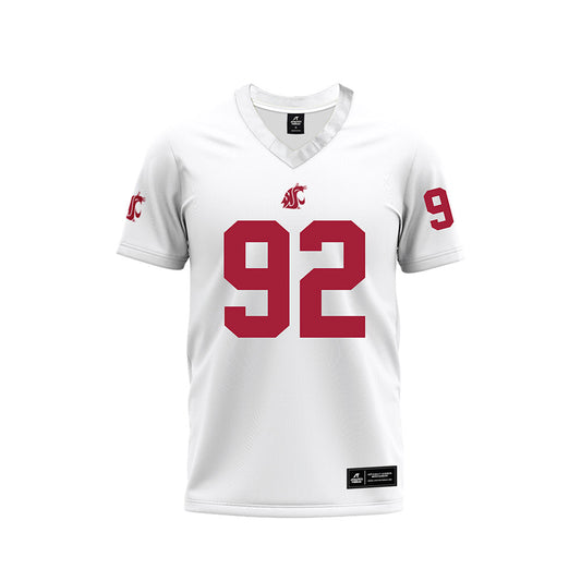 WSU - NCAA Football : Darrion Dalton - White Football Jersey-0