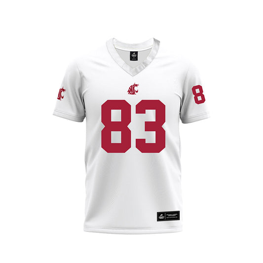 WSU - NCAA Football : Ademola Faleye - White Football Jersey-0