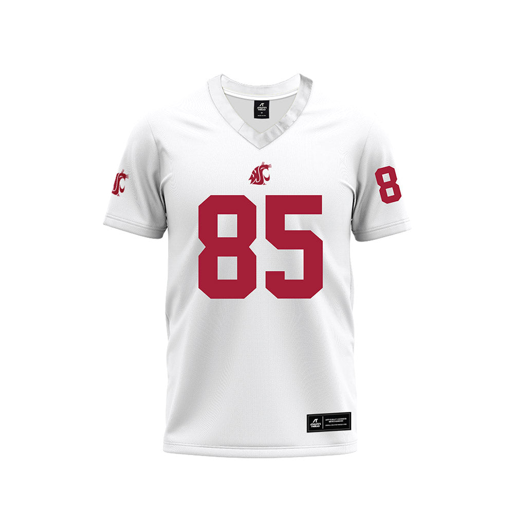 WSU - NCAA Football : Kaden Harken - White Football Jersey-0