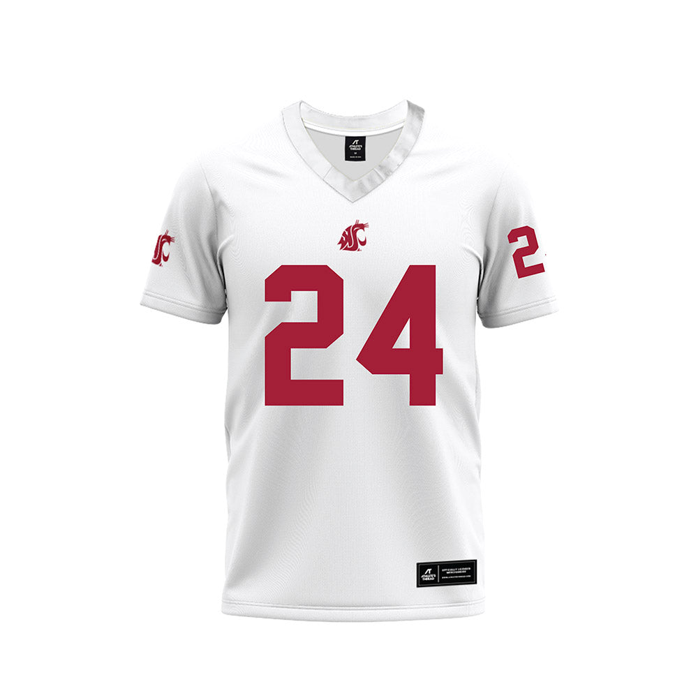WSU - NCAA Football : Sullivan Schlimgen - White Football Jersey-0