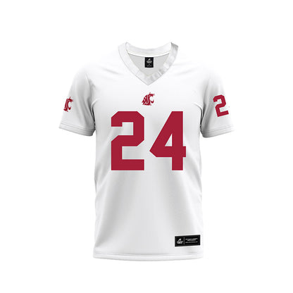 WSU - NCAA Football : Sullivan Schlimgen - White Football Jersey-0