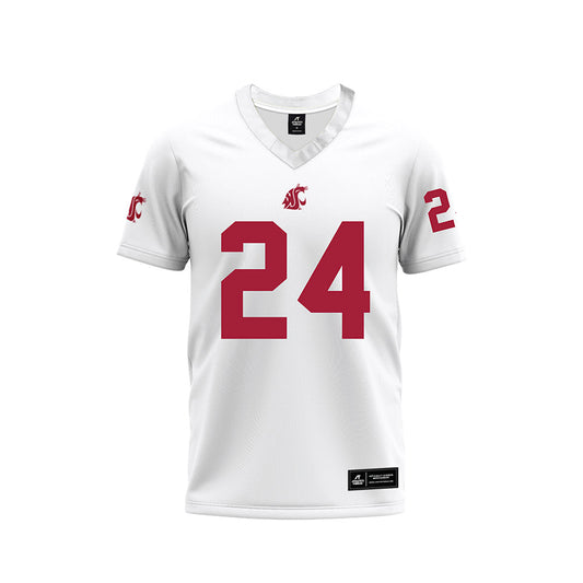 WSU - NCAA Football : Sullivan Schlimgen - White Football Jersey-0