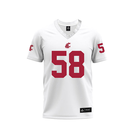 WSU - NCAA Football : Jackson Cowgill - White Football Jersey