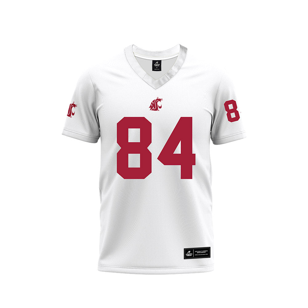 WSU - NCAA Football : Malachi wrice - White Football Jersey-0
