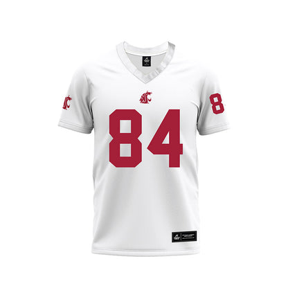 WSU - NCAA Football : Malachi wrice - White Football Jersey-0