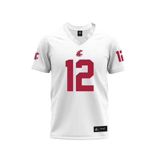 WSU - NCAA Football : Carsten Reynolds - White Football Jersey-0