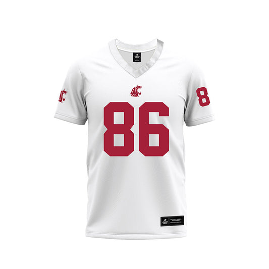 WSU - NCAA Football : Beau Baker - White Football Jersey-0
