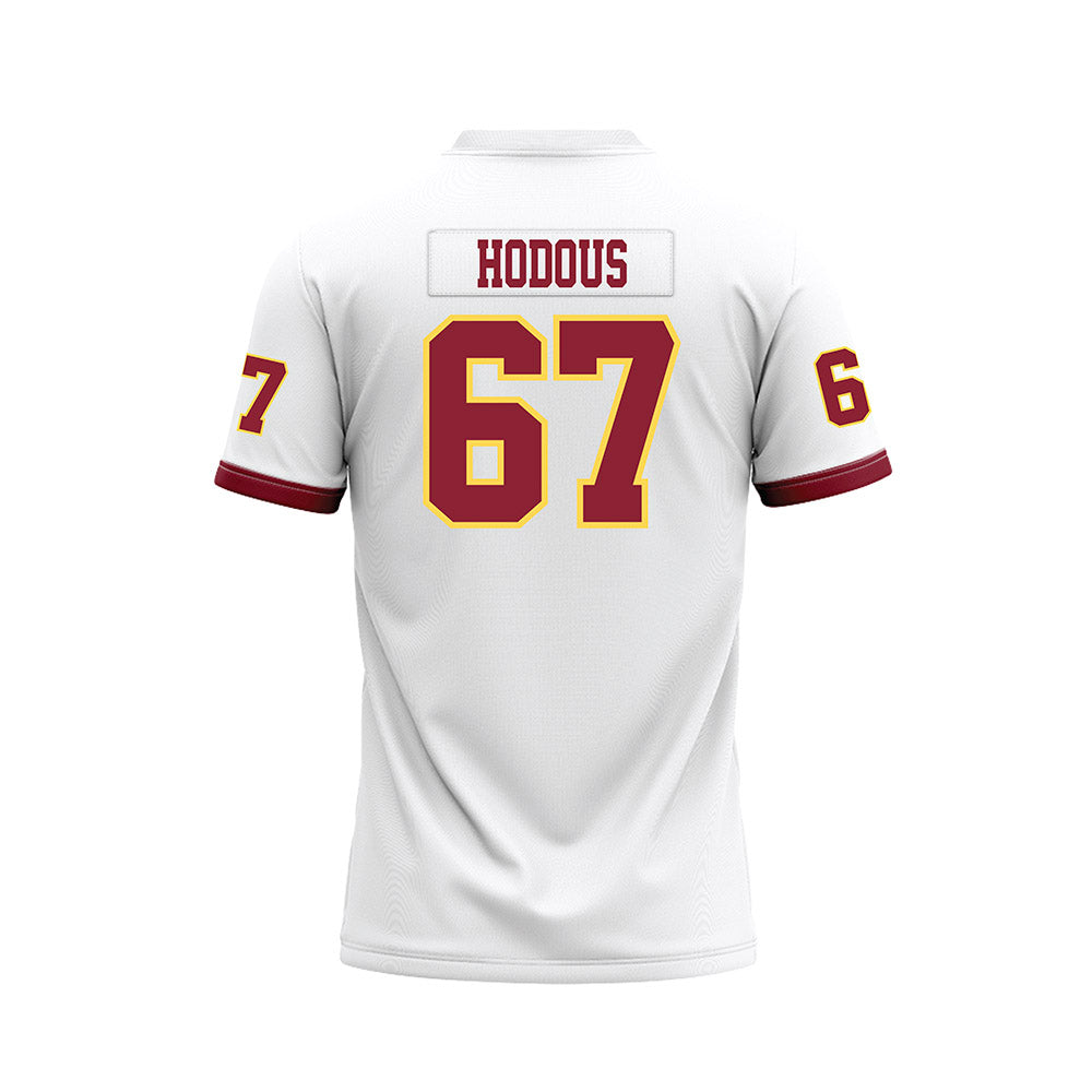 NSU - NCAA Football : Hudson Hodous - White Premium Football Jersey-1