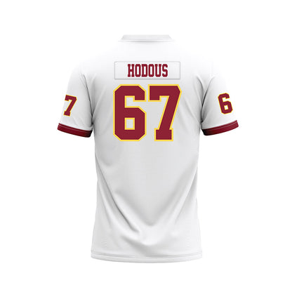 NSU - NCAA Football : Hudson Hodous - White Premium Football Jersey-1