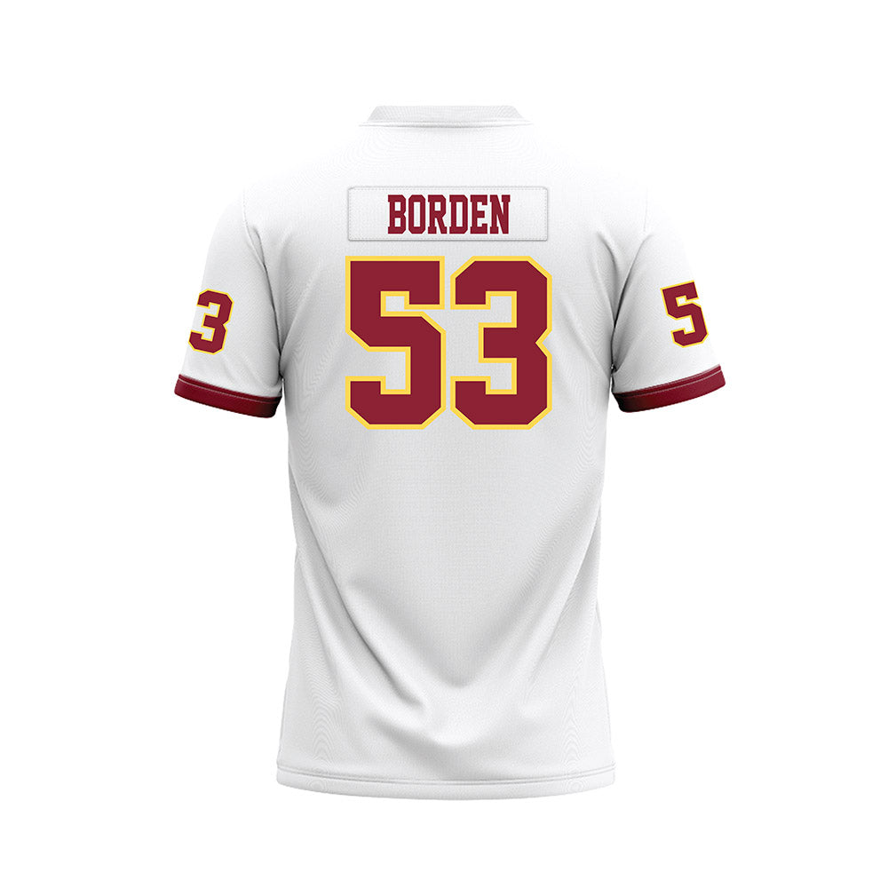 NSU - NCAA Football : Graham Borden - White Premium Football Jersey-1