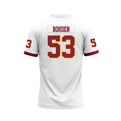 NSU - NCAA Football : Graham Borden - White Premium Football Jersey-1