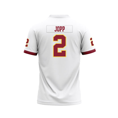 NSU - NCAA Football : Elijah Jopp - White Football Jersey-1