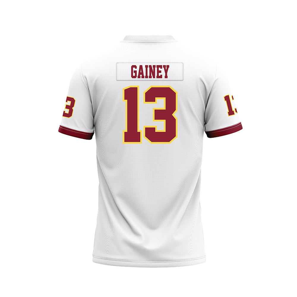 NSU - NCAA Football : Cj Gainey - White Premium Football Jersey-1