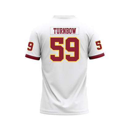 NSU - NCAA Football : Kaydn Turnbow - White Premium Football Jersey-1
