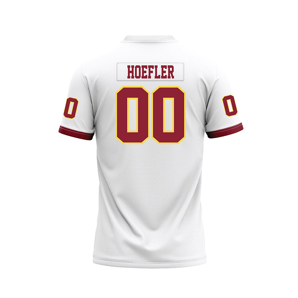 NSU - NCAA Football : Willem Hoefler - White Premium Football Jersey-1