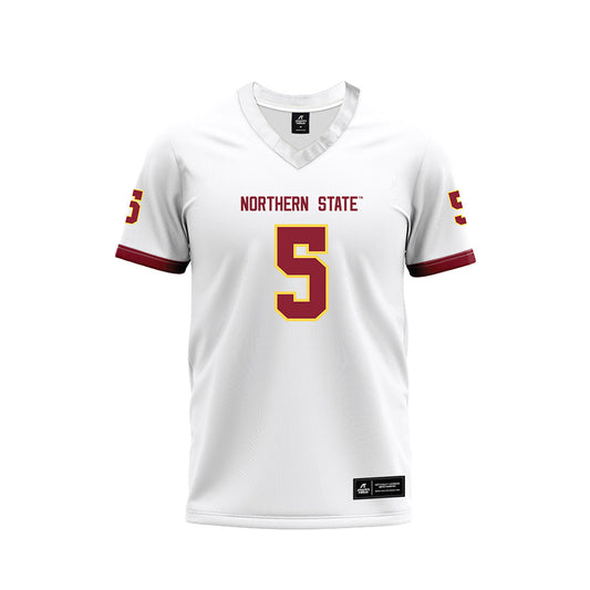 NSU - NCAA Football : Andy Blazevich - White Premium Football Jersey-0