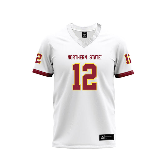 NSU - NCAA Football : Collin Fritton - White Premium Football Jersey-0