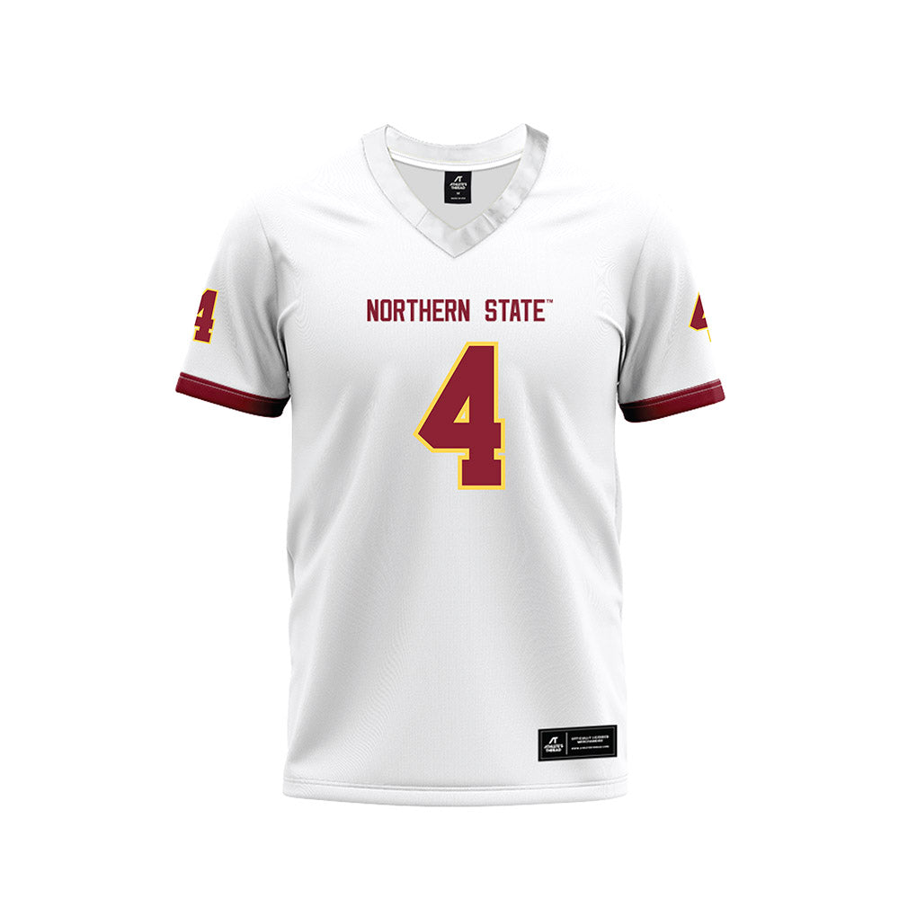 NSU - NCAA Football : Kyle Thomas - White Premium Football Jersey-0