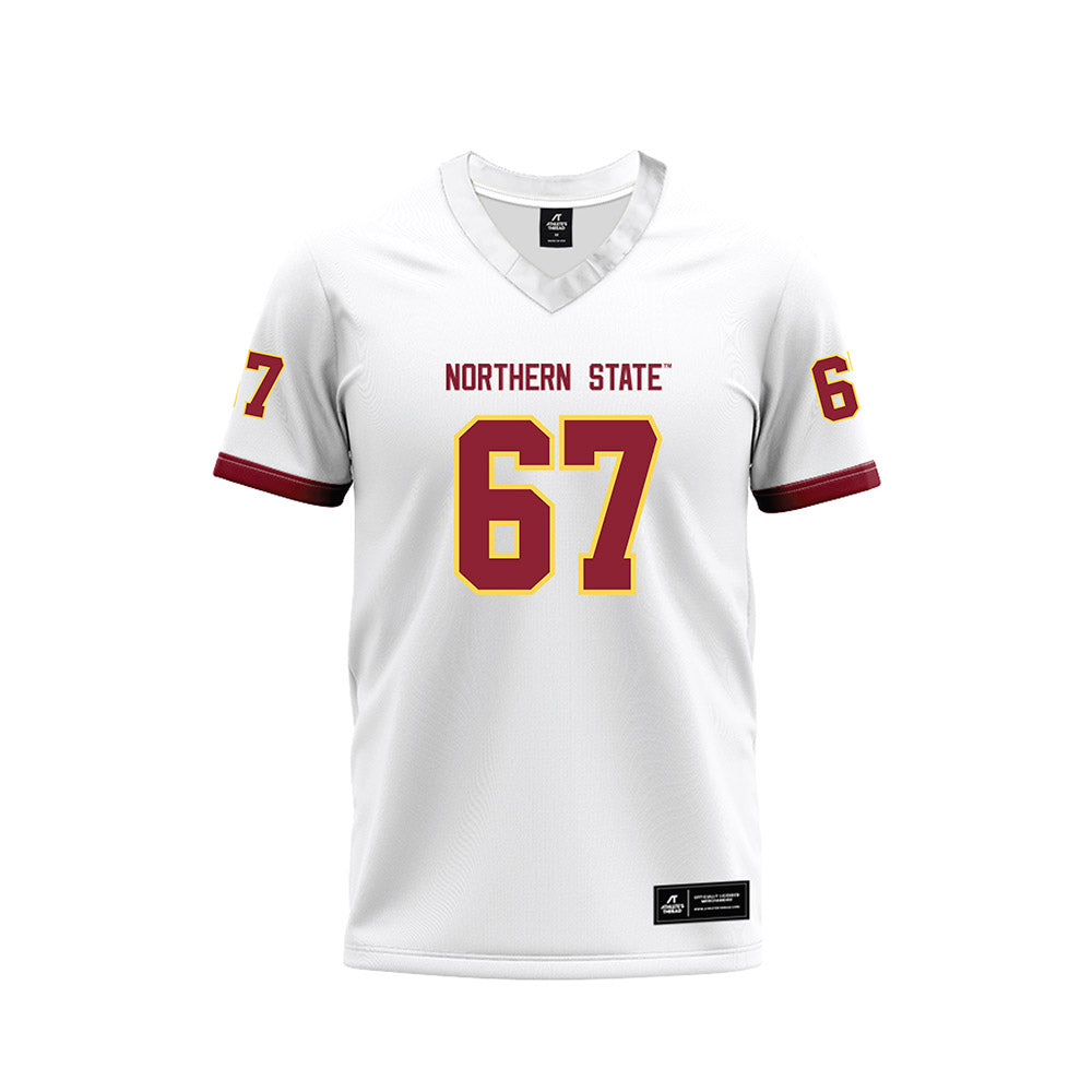 NSU - NCAA Football : Hudson Hodous - White Premium Football Jersey-0