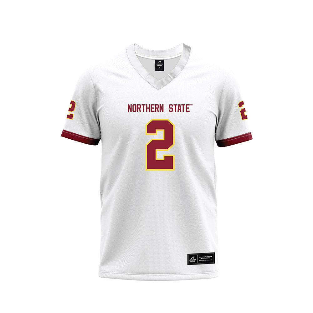 NSU - NCAA Football : Elijah Jopp - White Premium Football Jersey-0