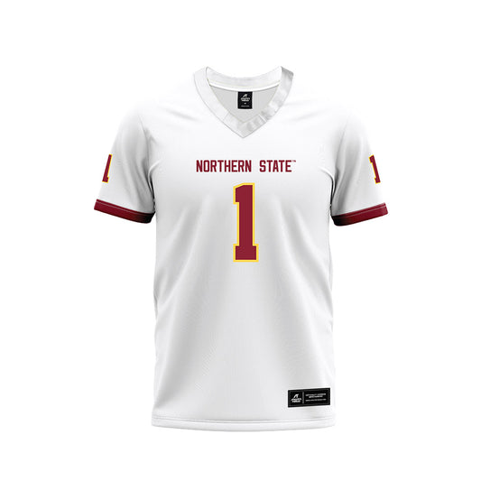 NSU - NCAA Football : Ty Wiley - White Premium Football Jersey-0