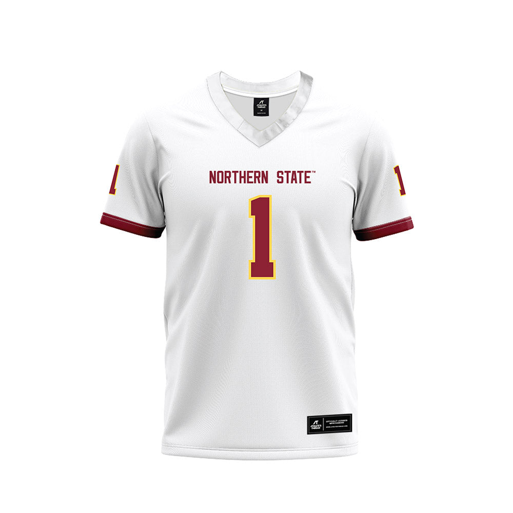 NSU - NCAA Football : Daniel Britt - White Premium Football Jersey-0