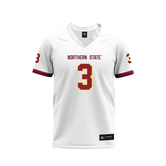 NSU - NCAA Football : Carter Campbell - White Premium Football Jersey-0