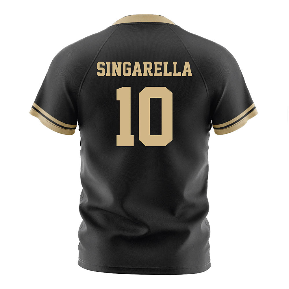 Purdue - NCAA Women's Soccer : Chiara Singarella - Black Soccer Jersey-1