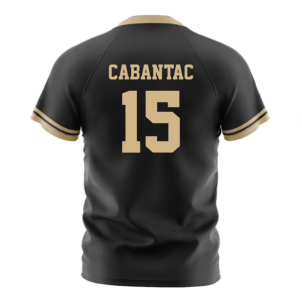 Purdue - NCAA Women's Soccer : Anisten Cabantac - Black Soccer Jersey-1